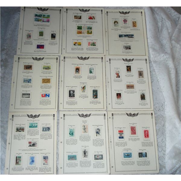 Assorted Stamps on Pages