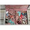 Image 2 : Vintage Jewelry Box and Jewelry