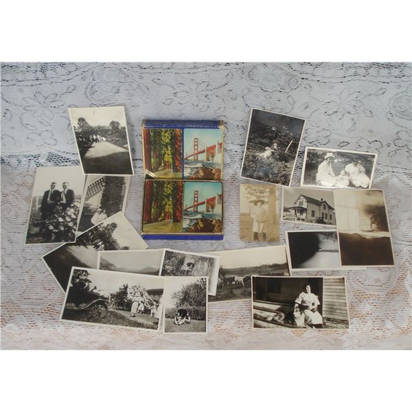 Playing Cards  Good Vintage Condition  54 Each Set and Old Photos