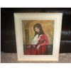 Image 1 : Seniorita Oil Painting  Vintage 1970's