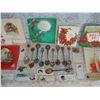 Image 2 : Vintage Uxed Christmas Cards and Xmas Collectible Spoons