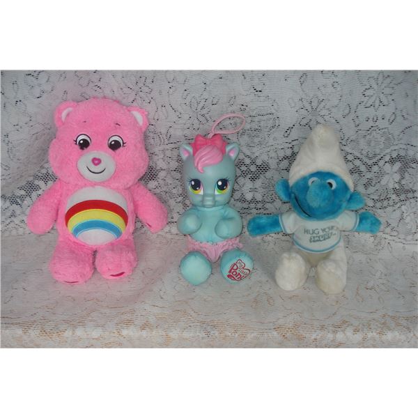 CareBear  Smurf  My Little Pony  Played With Condition