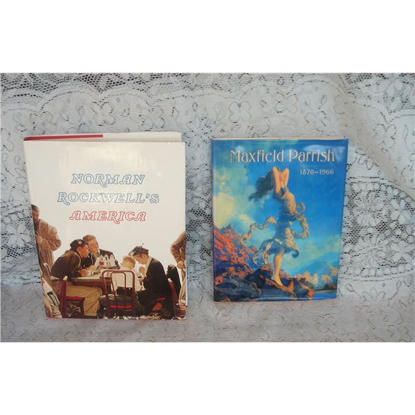 Norman Rockwell and Maxfield Parish Books