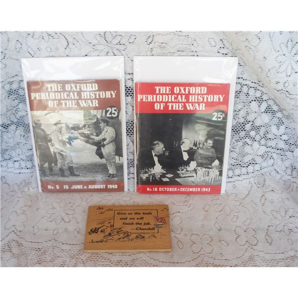 Military Periodicals and Small Plaque