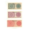 Image 2 : Set of 3 Indonesia 1964 notes: 1 Sen, 5 Sen, 25 Sen. Unc.
