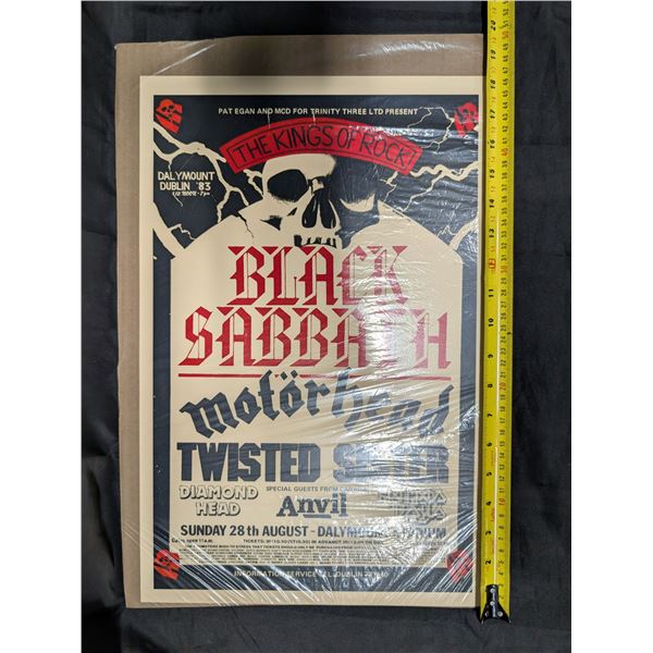 Black Sabbath Concert Poster