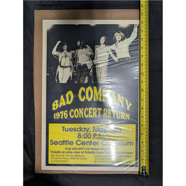 Bad Company Concert Poster