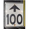 Image 2 : Maximum 100 Ahead Highway Sign