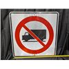 Image 1 : No Trucks Allowed Highway Sign