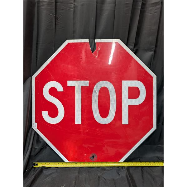 Lq. Stop Highway Sign