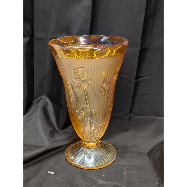 Lq. Depression Glass Vase