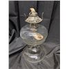 Image 5 : Glass Coal Oil Lamp w/ Chimney