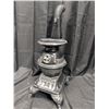 Image 1 : Black Ceramic Pot Belly Stove Decor