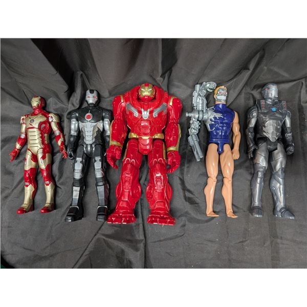 5 Different Action Figures