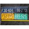 Image 1 : 4 Different 1960s Saskatchewan license Plates
