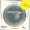 Image 1 : 1967 Canadian Silver Dollar. Commemorates the 100th Anniversary of Confederation. Proof Like-65.