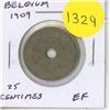 Image 1 : Belgium. 1909 25 Centimes. EF.