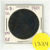 Image 1 : Great Britain. 1901 Penny. Last issue of Queen Victoria. EF.
