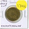 Image 1 : 1995 Grey Cup Token. The first Grey Cup held in Saskatchewan.