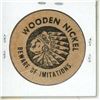 Image 2 : 1961 Medicine Hat First Annual Coinerama Wooden Nickel. Unc.