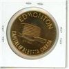 Image 2 : Edmonton brass medal. Dancing Girl. BU.