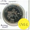 Image 1 : 1976 Winnipeg Trade Dollar. Buffalo Hunt. BU.