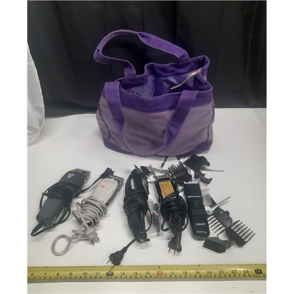 Lot of Hair Clipers. (Four Are Working)