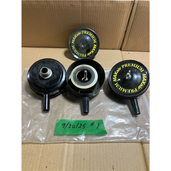 3 Air Compressor Silter Canisters 1/2" NPT mounting threads