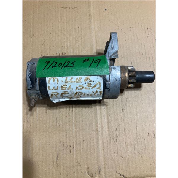 Rebuilt Miller Welder Starter