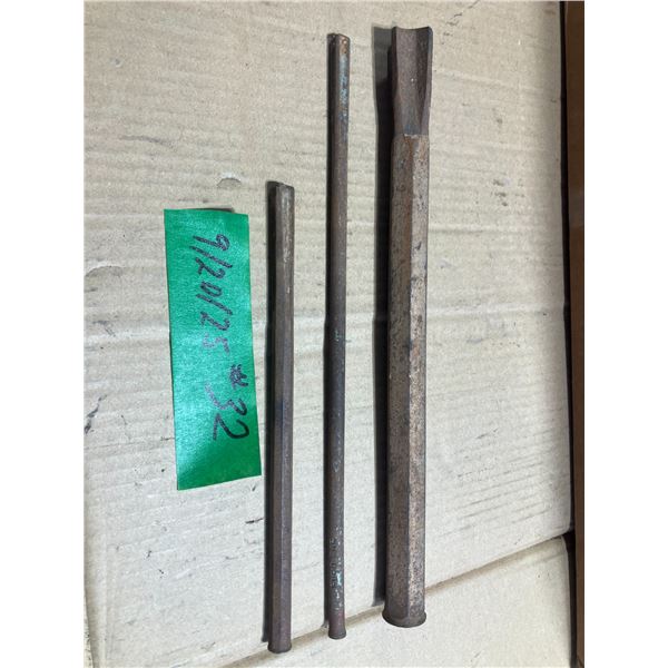 3 Vintage Rock or Concrete Hammer Drills