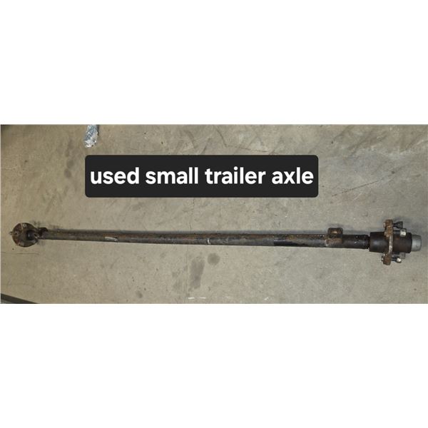 Used Small Trailer Axle