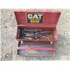 Image 1 : Metal toolbox with set of hand tools (wrenches) Red