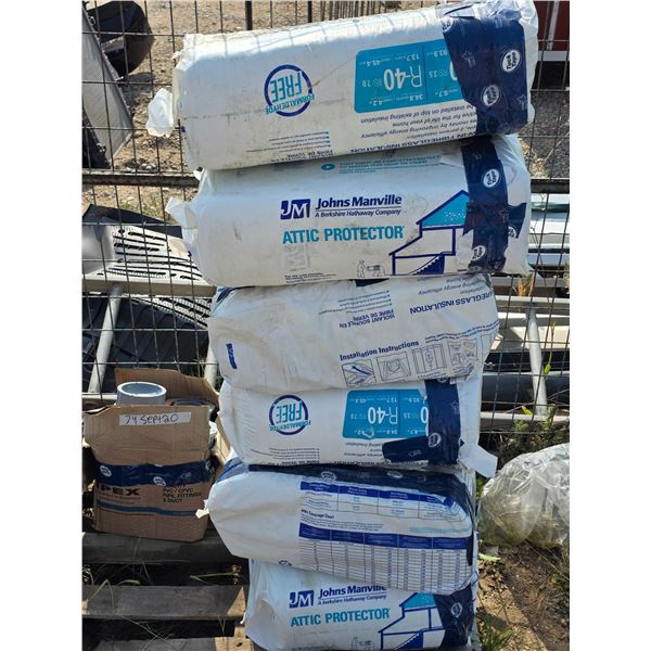 6 bags of insulation