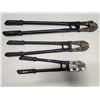 Image 1 : (3) Master Craft Bolt Cutters (Fine Condition) (one Damaged)