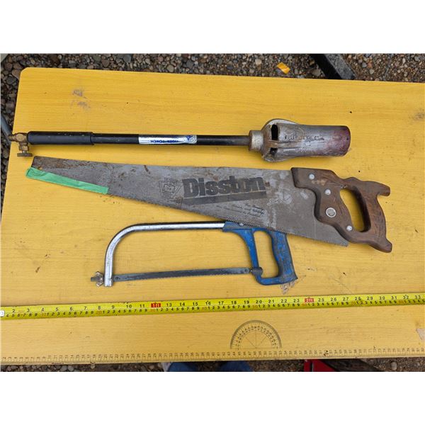 Tiger torch and hand saws