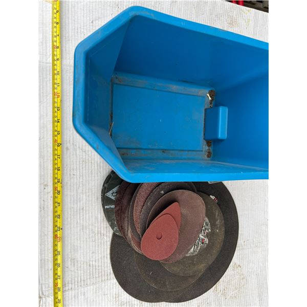 Pail with Sanding Paper