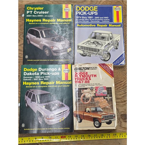Repair manuals- dodge and chrysler