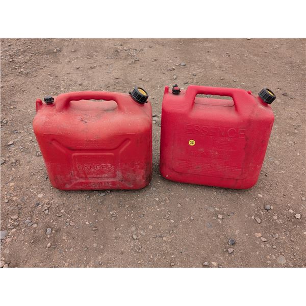 (2) Jerry Cans 22.Liters Cap