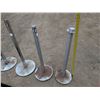 Image 3 : (5) Queue Poles w/ (4) Queues Ropes (Fine Condition)