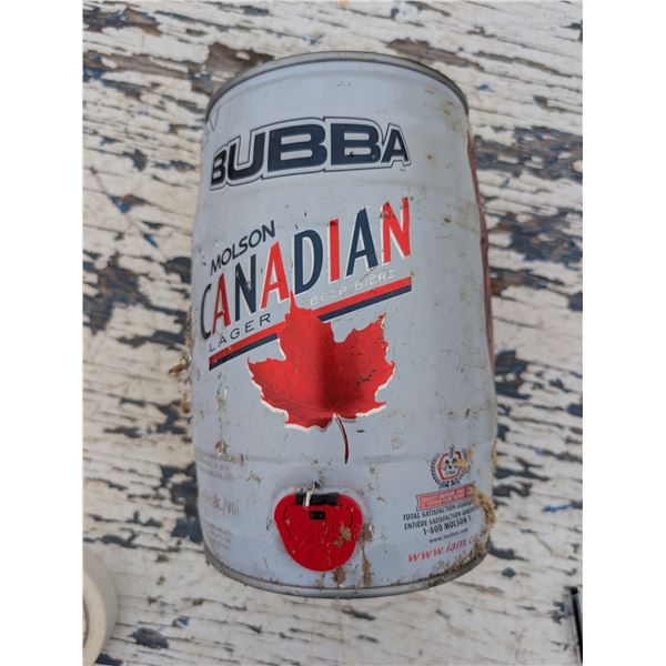 BUBBA Molson Canadian Lager Beer Large and Factory Sealed Can (Fine Condition)