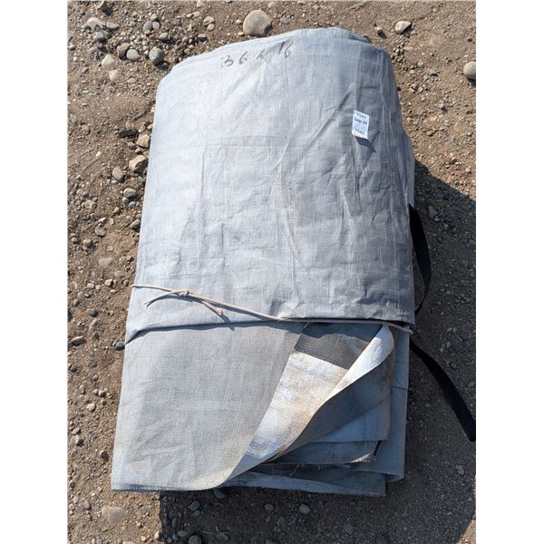 36'x16' Grey Tarp (Good Condition)