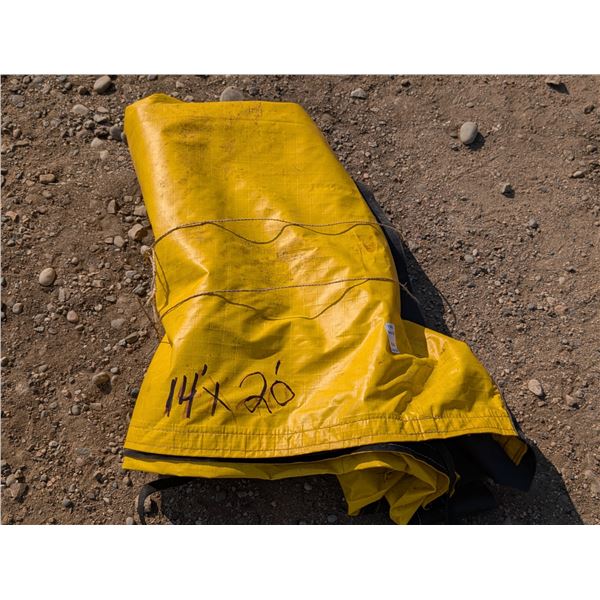 14'x20' Yellow Tarp (Good Condition)
