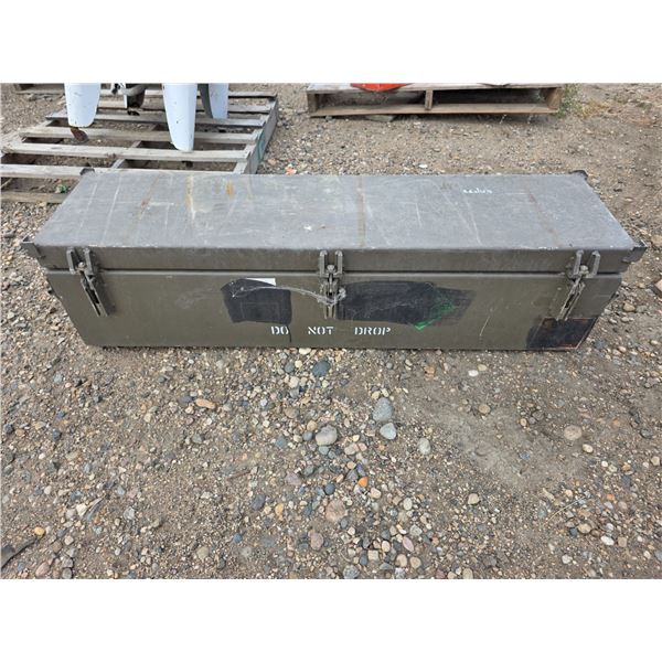 Military ammo crate- 48" by 12" by 12"H