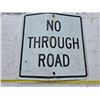 Image 1 : No through road sign- damaged