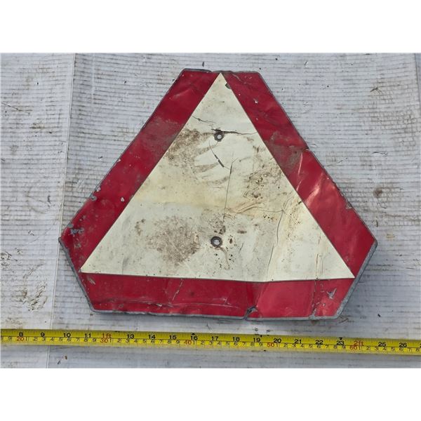 Yield sign- damaged