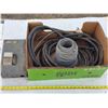 Image 1 : Metal wire, electrical box and extension cord