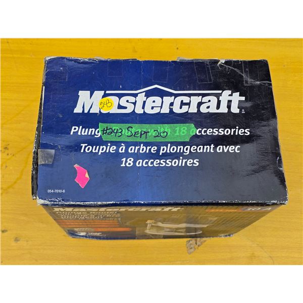 "NIB" Mastercraft 13/4 HP Plunge Router