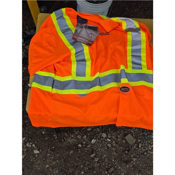 New XL Safety Shirt Long Sleeves