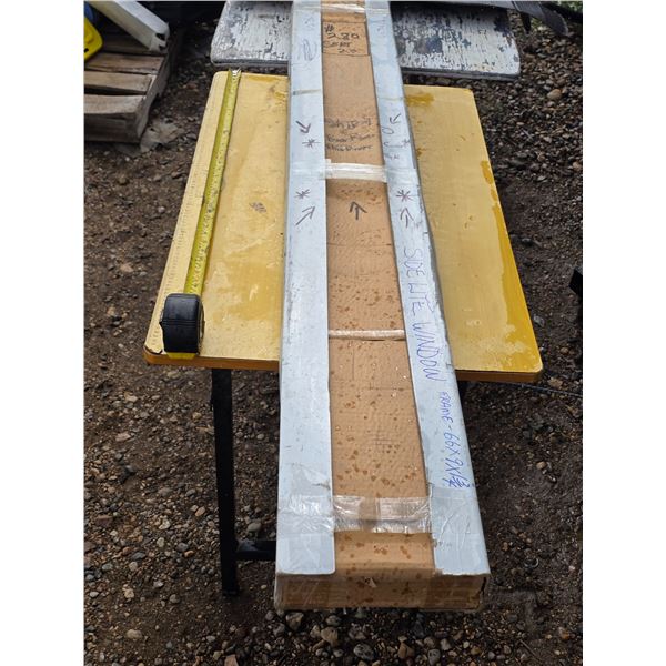 Side Lite Window - Frame 66x9 x 1 3/4 Used