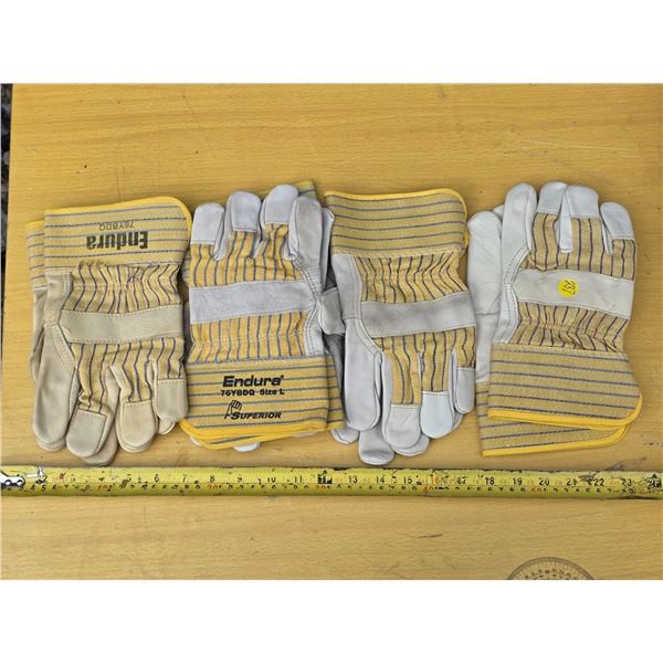 5 Pairs of Non Insulated Work Gloves